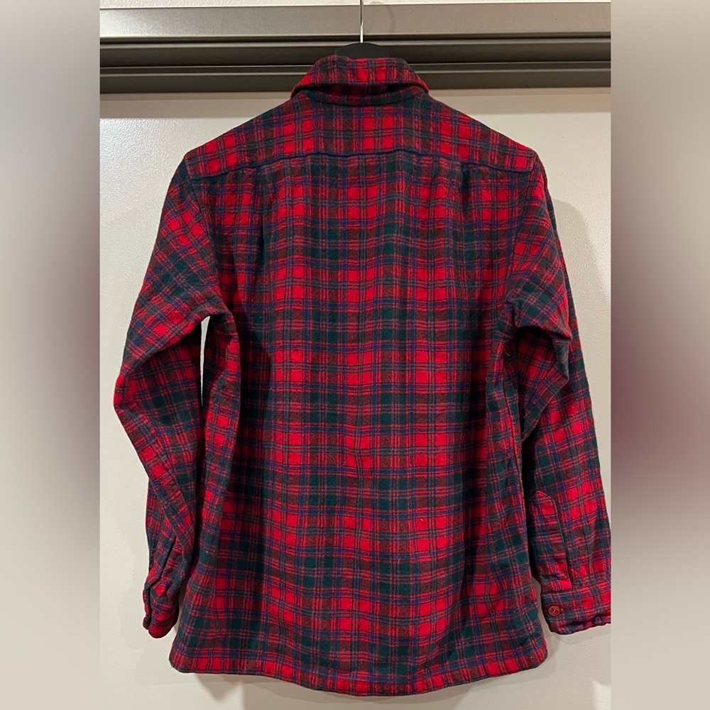 Pendleton Red Green Wool Flannel - image 2